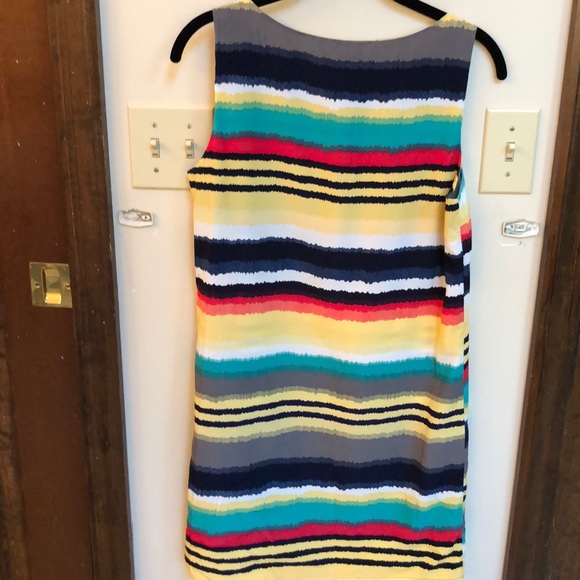 Multi color pull on dress worn once - Picture 3 of 3